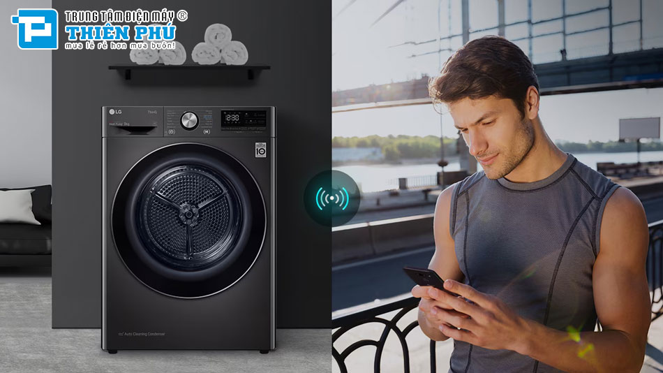 Tiện ích mà chiếc máy sấy quần áo LG 10.5kg DVHP50M đem lại cho người dùng