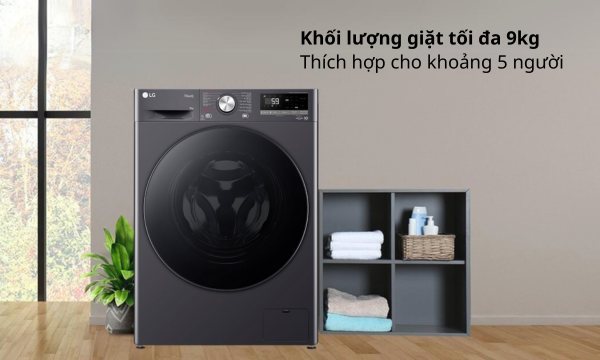 Top 3 máy giặt LG 9kg chất lượng tốt đáng mua nhất 2024