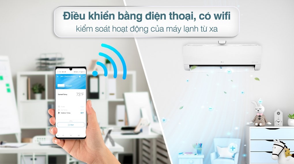 Chia sẻ về một số các dòng điều hòa có thể kết nối điều khiển qua điện thoại tiện ích