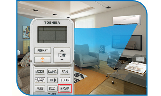 Tìm hiểu về chế độ Hi Power trên điều hòa Toshiba và những lưu ý khi sử dụng chế độ này