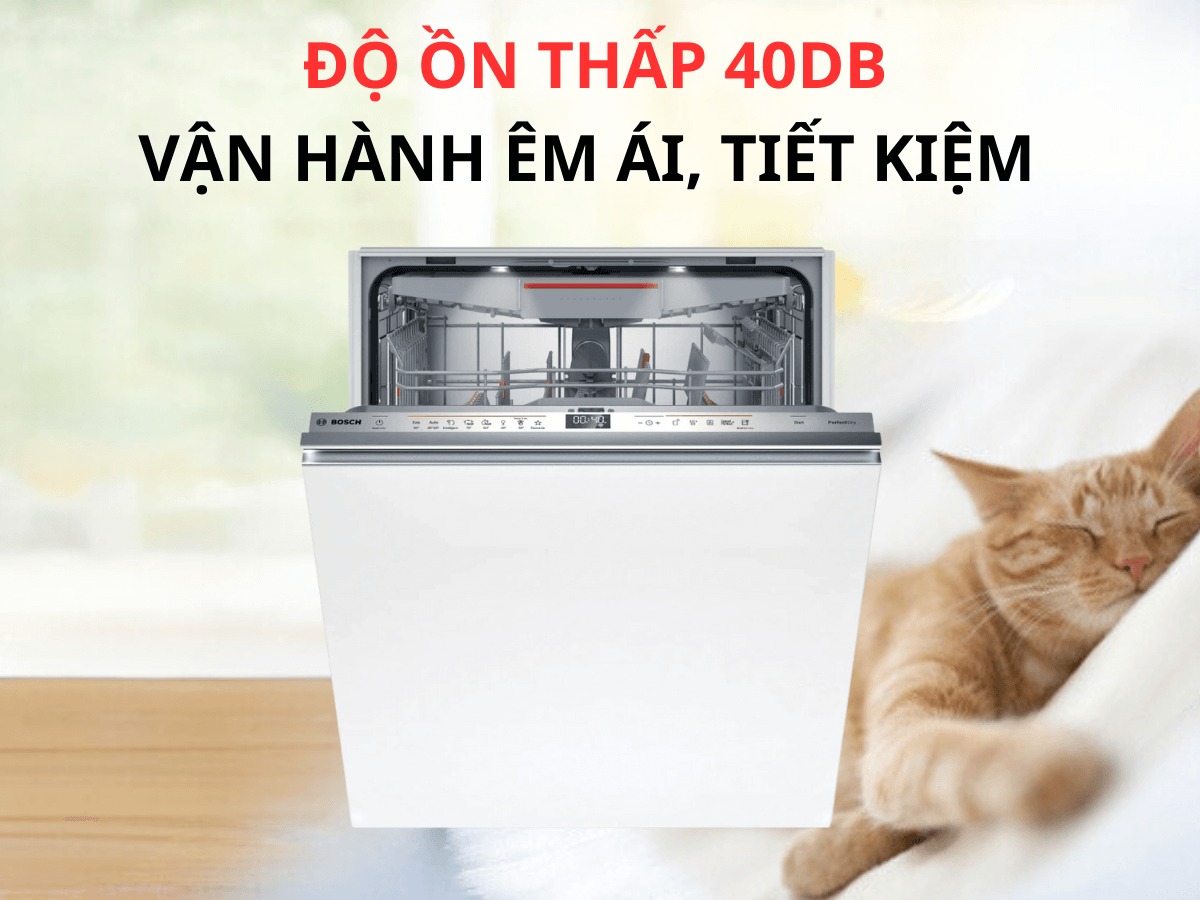 Đánh giá chi tiết những đặc điểm nổi bật của máy rửa bát Bosch SMV6ZCX16E 14 bộ series 6