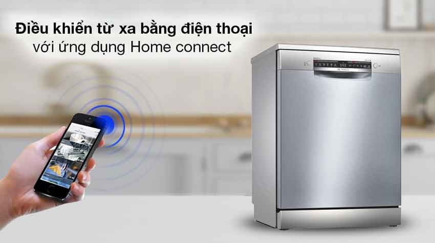 Làm thế nào để sử dụng tính năng Home conect trên máy rửa bát Bosch