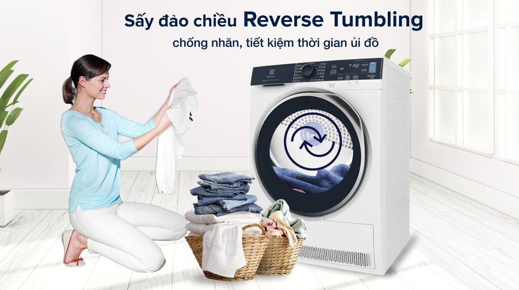 5 Ưu Điểm Nổi Bật Của Máy Sấy Quần Áo Electrolux 9Kg EDH903R9WB