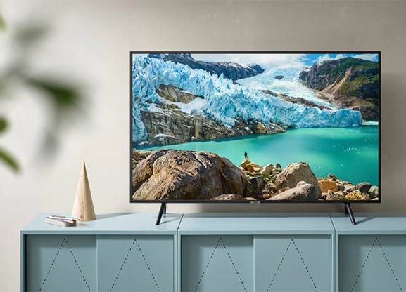 Smart Tivi Samsung 50 inch UA50AU8000KXXV: Kích thước mỏng, hình ảnh đẹp- Giá bán: 8.950.000₫