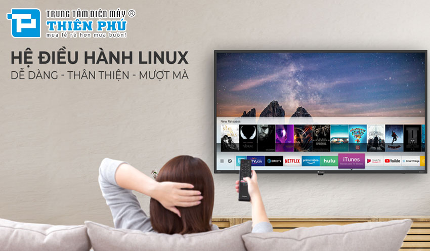 Trải nghiệm đa phương tiện đỉnh cao cùng Smart Tivi Casper 43 Inch Full HD 43FX5200