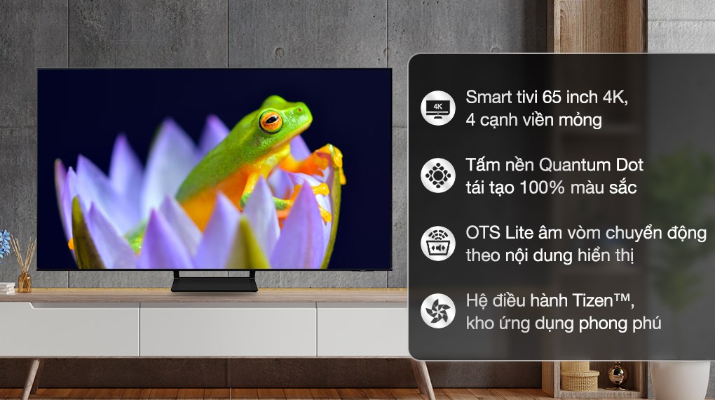 Khám phá công nghệ hình ảnh và âm thanh Smart Tivi Samsung 65 inch 4K UA65AU7002KXXV xem có gì nổi bật