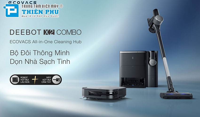 Robot Hút Bụi Ecovacs Deebot X2 Compo