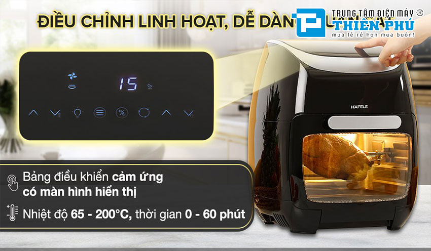Nồi Chiên Không Dầu Hafele HS-AF1102B 11 Lít