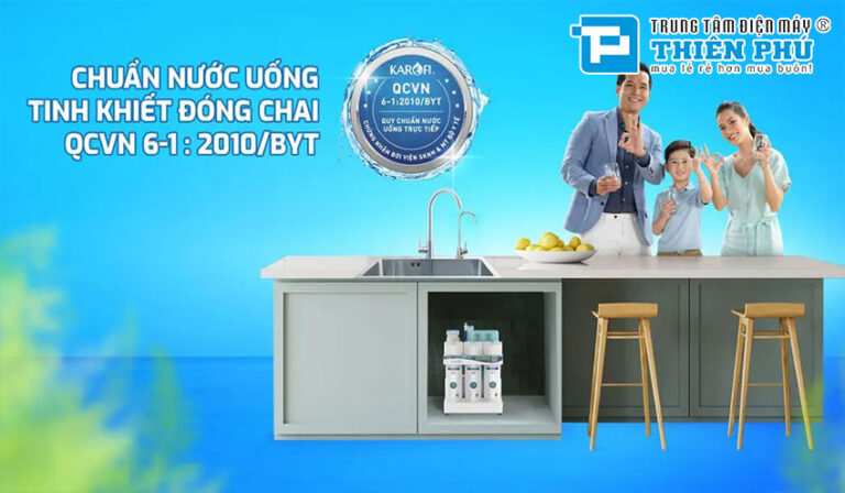 Máy lọc nước Karofi KAQ-U50K 10 lõi mang đến giải pháp hoàn hảo cho nguồn nước sạch