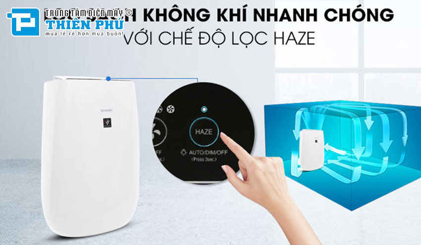 An tâm với không khí sạch nhờ các công nghệ tiên tiến trong máy lọc không khí Sharp FP-J40E-W