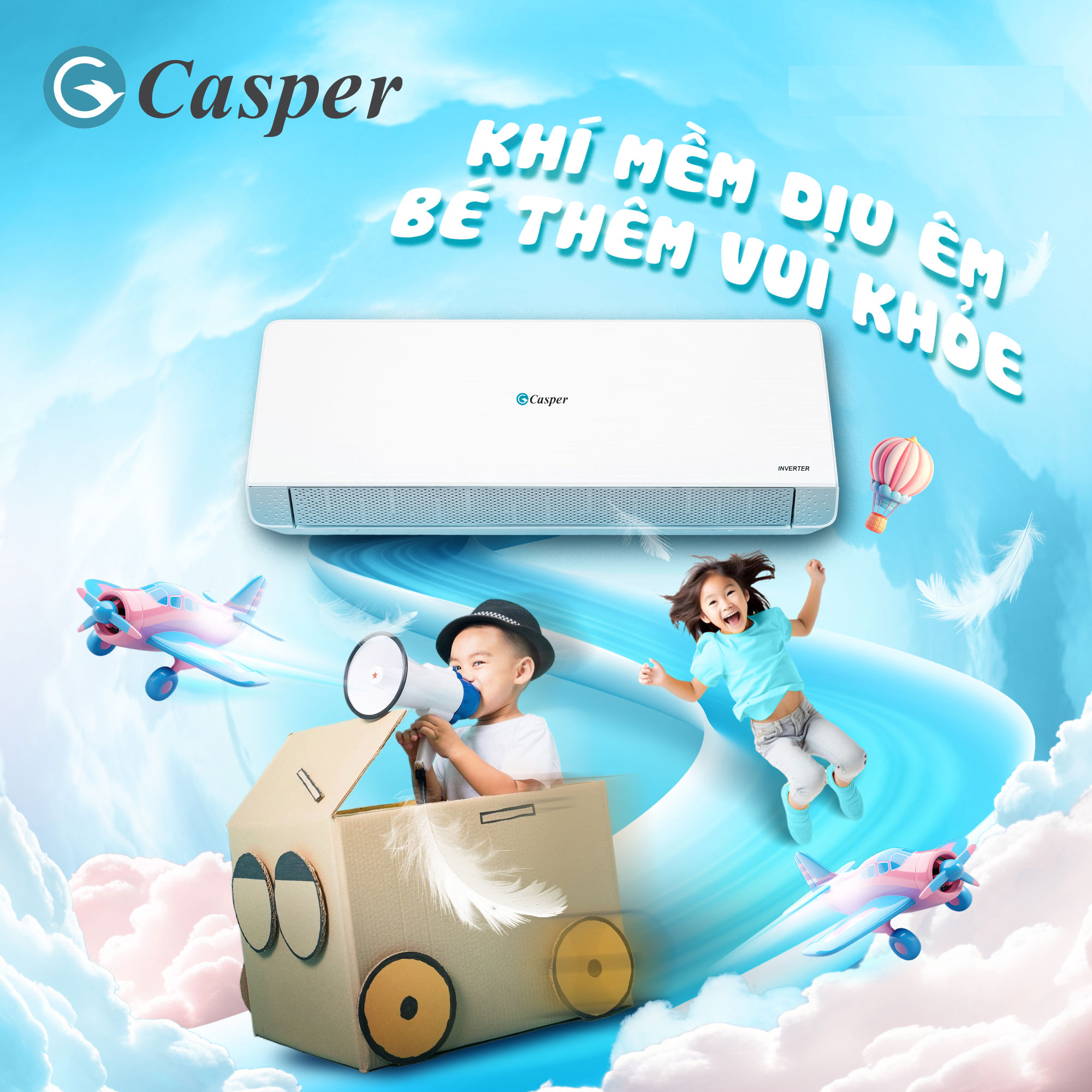 Những tính năng nổi bật của điều hòa casper QC-12IS36 thu hút người dùng