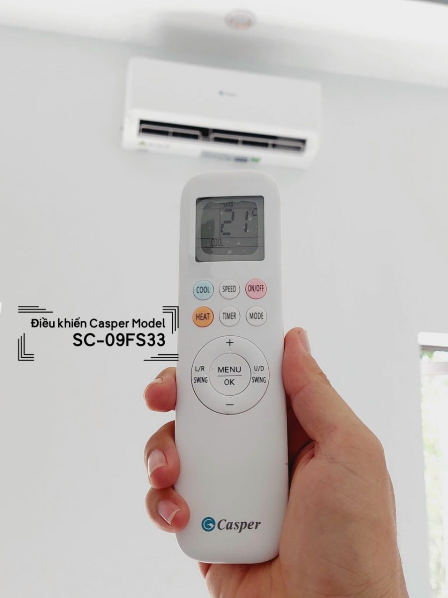 Điều hòa Casper 1 chiều 9000btu SC-09FS36: Ưu nhược điểm cần biết trước khi mua