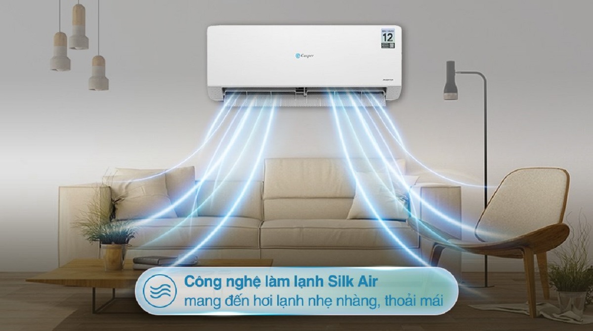 5 ưu điểm đáng chú ý từ mẫu điều hòa Casper 12000btu 1 chiều QC-12IU36A 2025