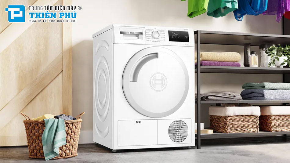 Máy Sấy Quần Áo Bosch 8Kg WTH83028SG Series 4