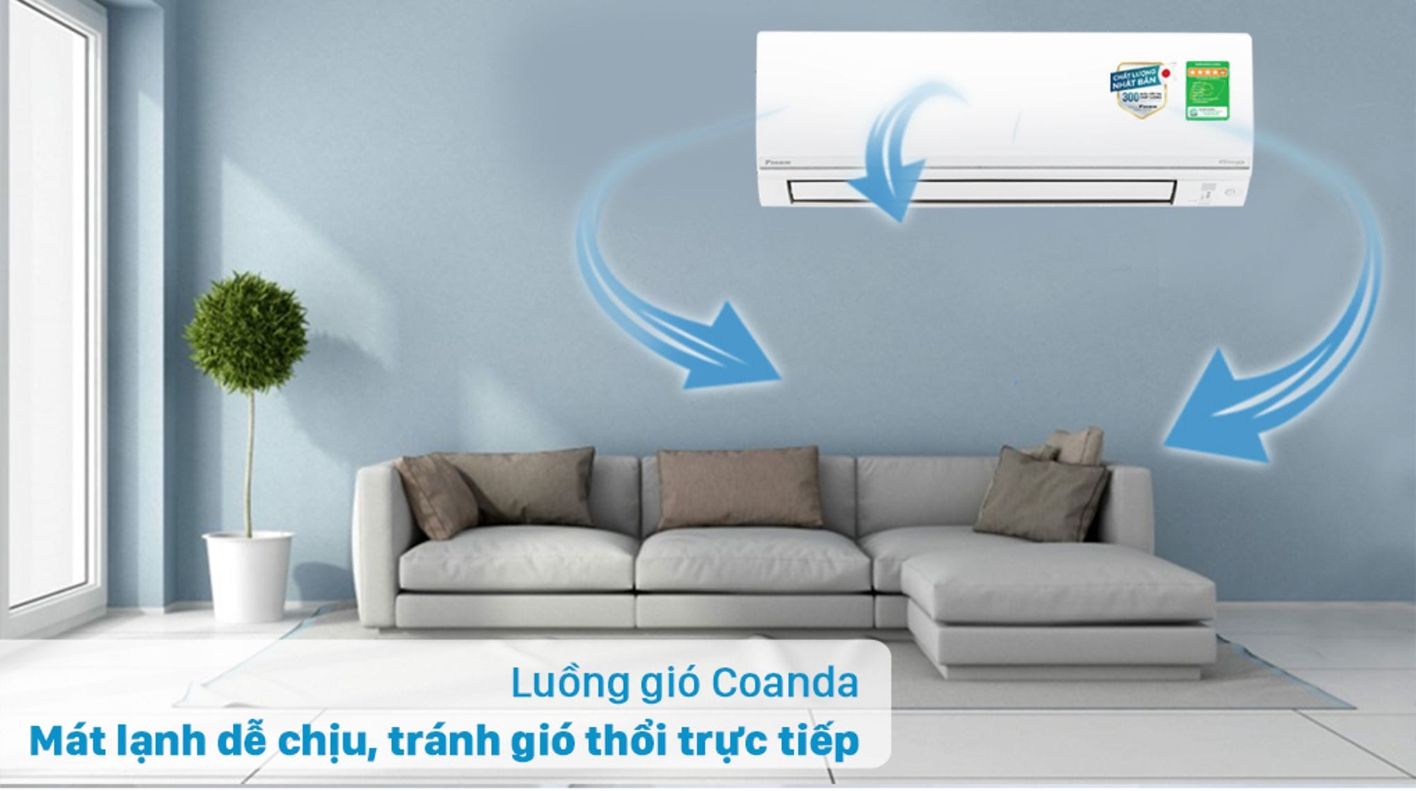 Điều hòa Daikin FTKY60WAVMV: Đắt xắt ra miếng với loạt công nghệ tiên tiến