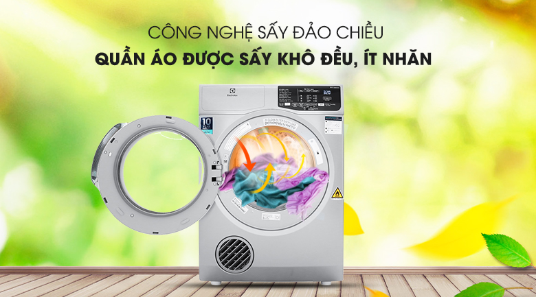 Máy sấy quần áo Electrolux 8.5kg EDS854J3WB mức giá vừa phải, công nghệ hiện đại