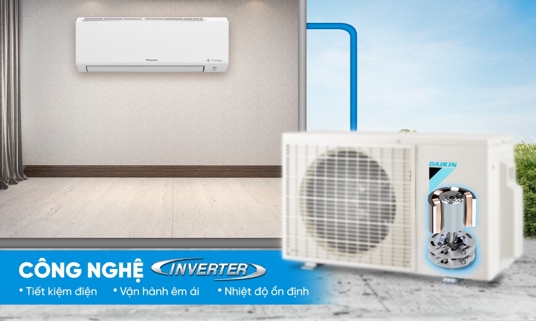 Chỉ với 8,5 triệu sở hữu ngay điều hòa Daikin 9000 inverter FTKB25ZVMV