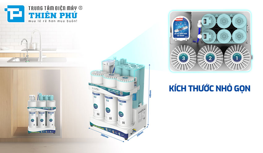 Máy Lọc Nước Karofi KAQ-U95 Pro 10 Lõi