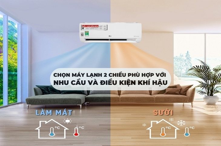 Điều hòa LG B13API 2 chiều: Sự lựa chọn hoàn hảo cho mọi gia đình