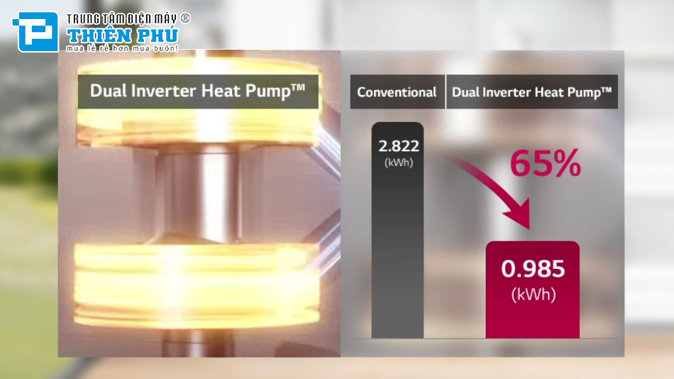 Tháp giặt sấy LG Inverter WT1410NHE giải pháp giặt sấy hoàn hảo cho gia đình hiện đại