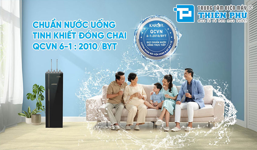 Máy Lọc Nước Nóng Lạnh Karofi Livotec 616 10 Lõi