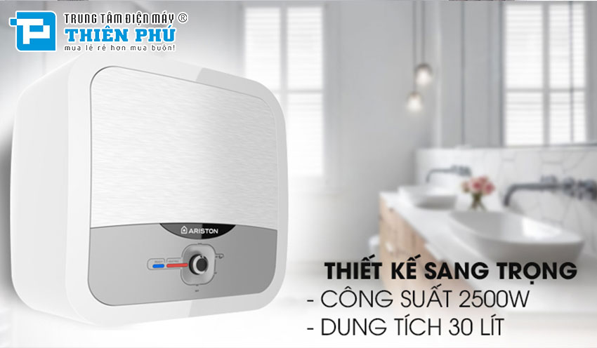 Bình nóng lạnh Ariston ANDRIS2 30R: Đẳng cấp và sang trọng cho không gian phòng tắm