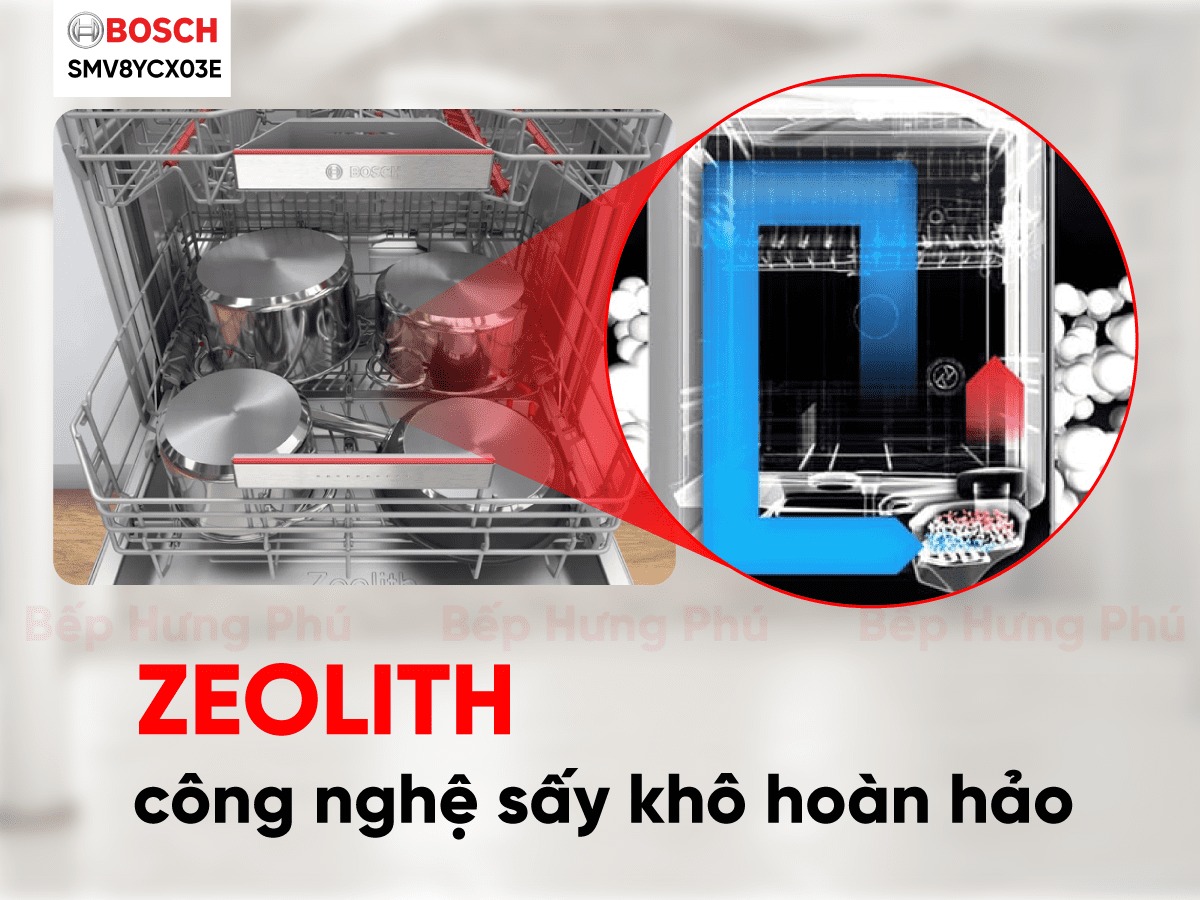 Máy rửa bát Bosch SMV8YCX03E 14 bộ series 8 có phải là sản phẩm đáng để sở hữu?