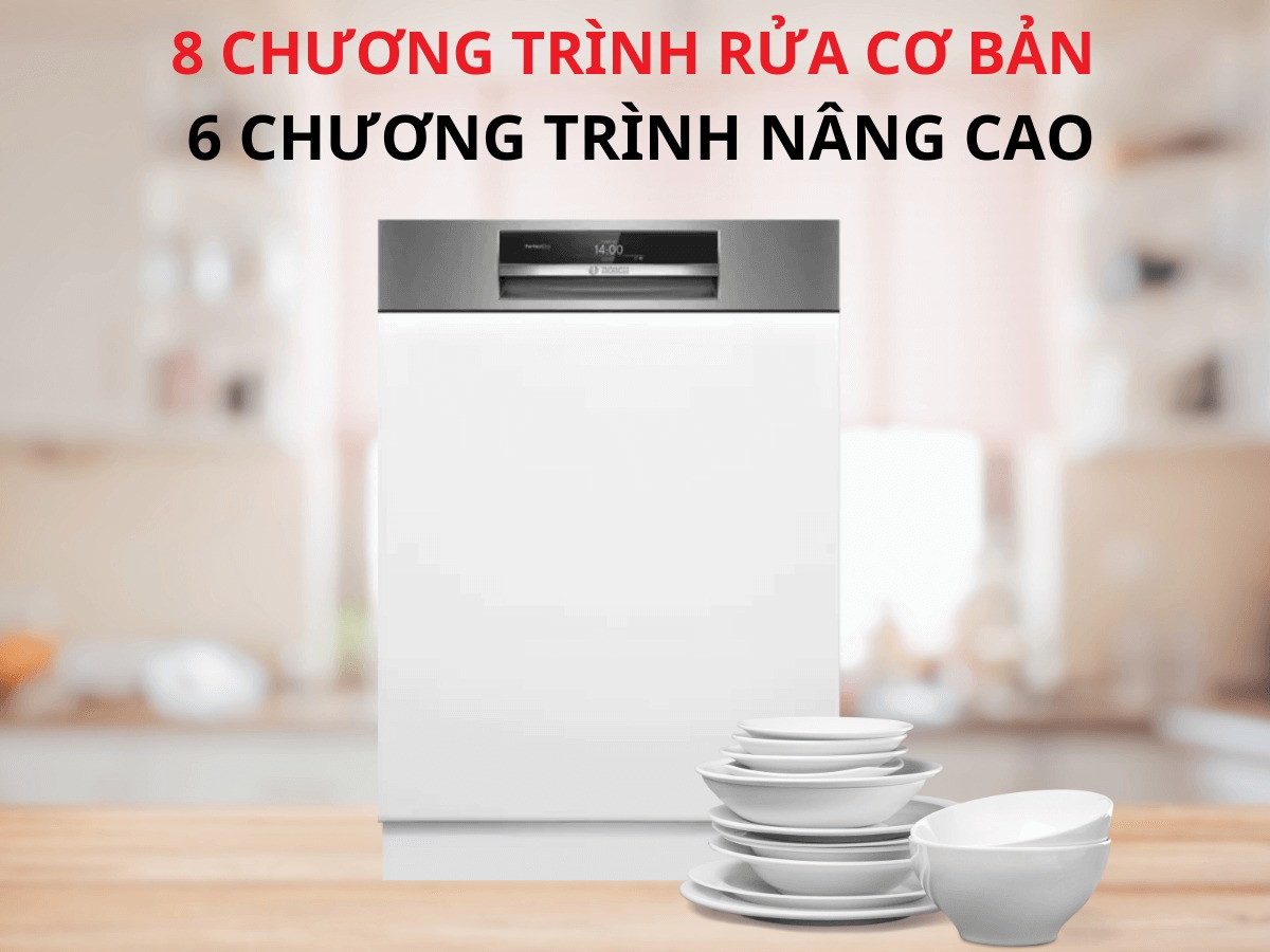 Đa dạng chế độ rửa, phù hợp với nhiều nhu cầu