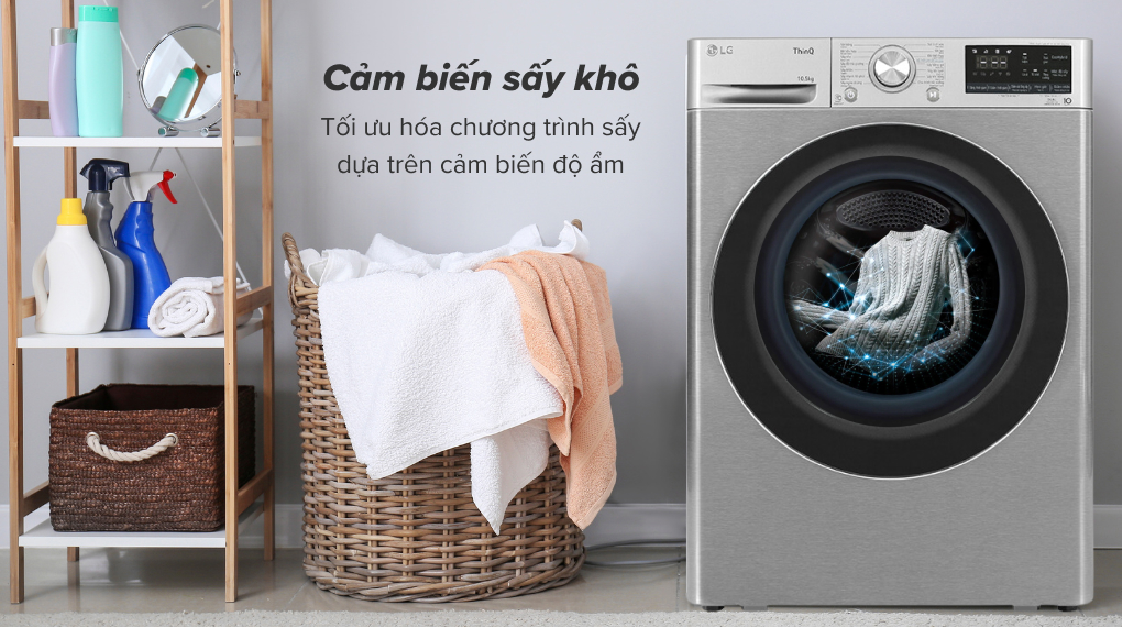 Máy sấy quần áo LG DVHP50P đem lại trải nghiệm sấy quần áo tiện lợi