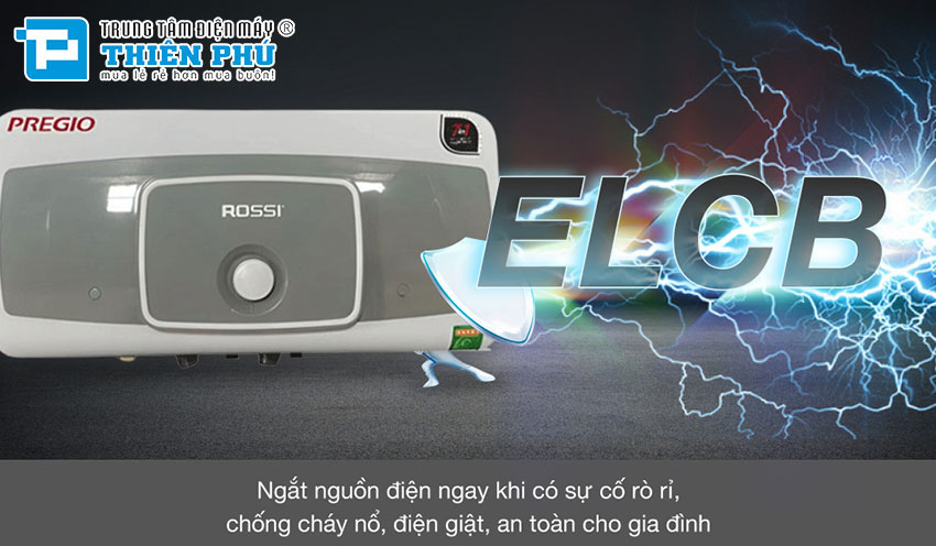 Bình nóng lạnh Rossi Pregio RP-15SL: Nước nóng liền tay, thoải mái mỗi ngày