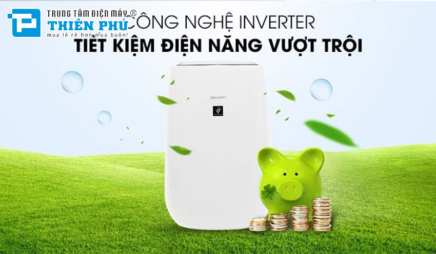 Đón nhận bầu không khí tươi mát, trong lành với máy lọc không khí Sharp FP-J40E-W