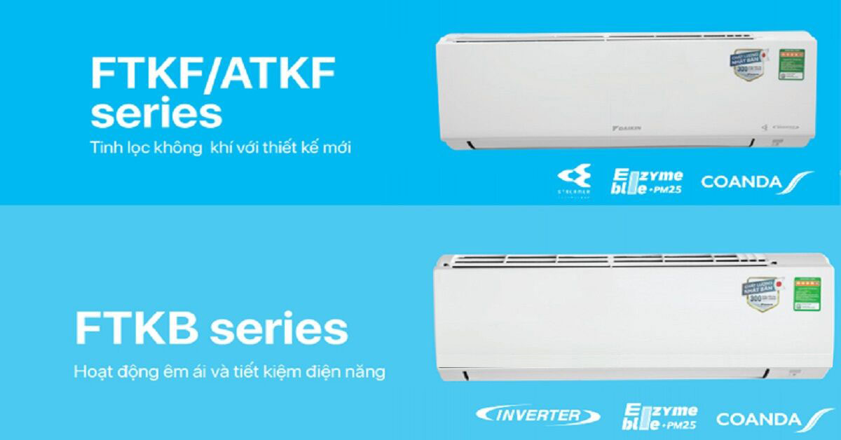 So sánh chi tiết về hai dòng điều hòa Daikin FTKB-YVMV và FTKF-XVMV