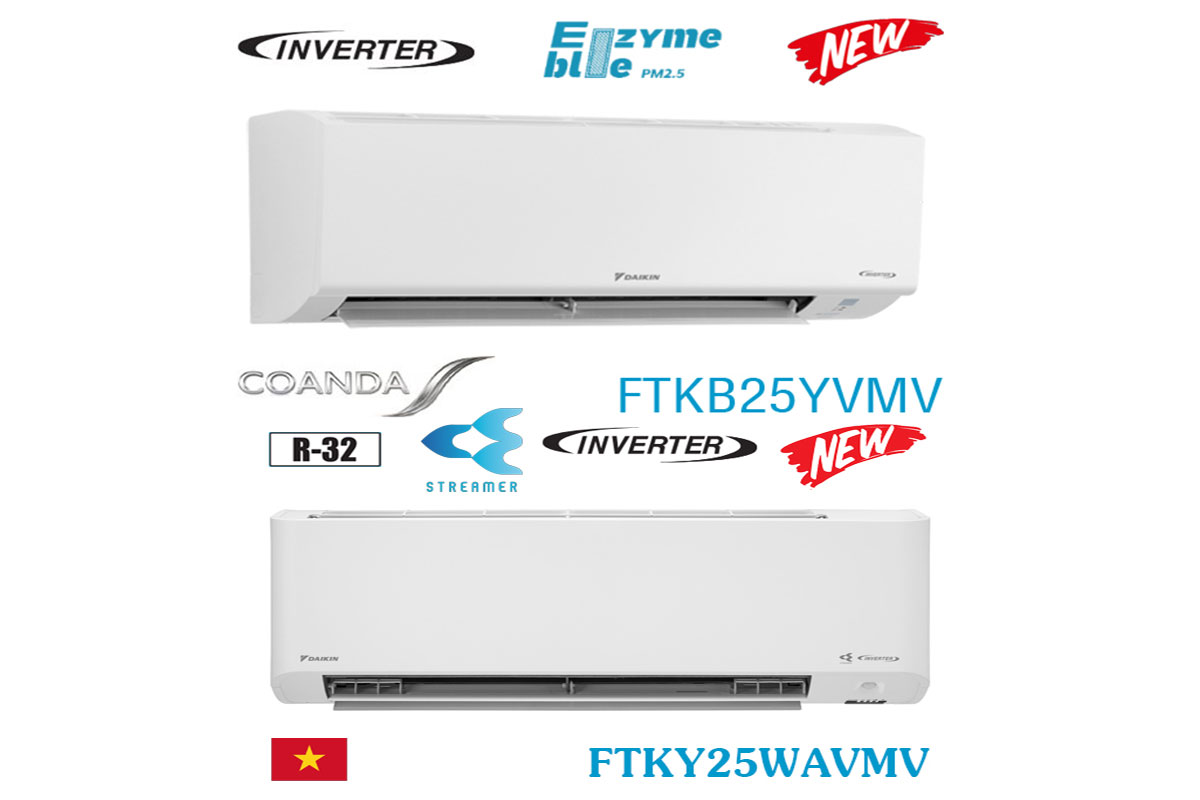 So sánh điều hòa Daikin FTKB25YVMV và FTKY25WAVMV có gì khác nhau không?