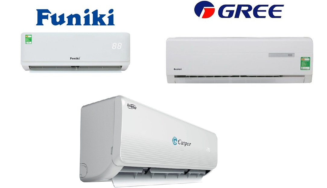 So sánh về 3 thương hiệu điều hòa Casper, Gree và Funiki nên mua loại nào?