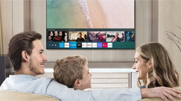 Đánh giá Smart Tivi Samsung giá rẻ UA75BU8000KXXV: Thiết kế, hình ảnh và âm thanh