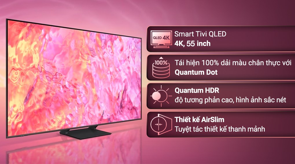 Top Smart Tivi Samsung 55 inch có chất lượng công nghệ màn hình vượt trội nhất năm 2024