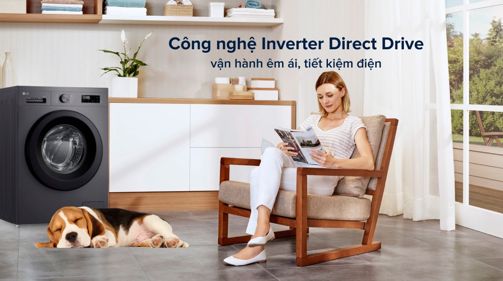 máy giặt LG inverter FB1209S6M 9kg