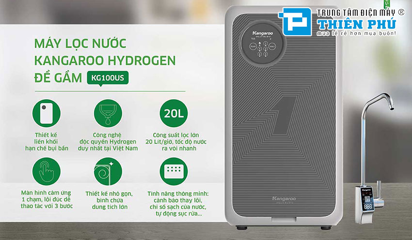 Máy Lọc Nước Kangaroo Hydrogen KG100US 5 Lõi