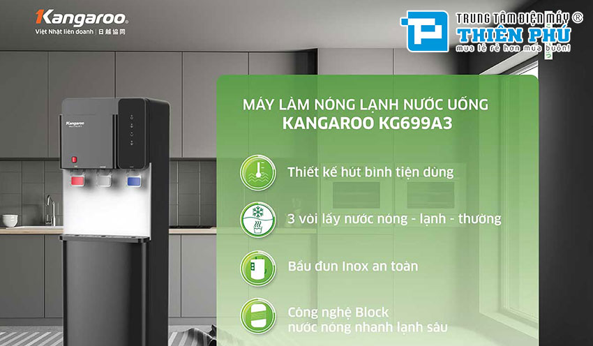 Cây Nước Nóng Lạnh Kangaroo KG699A3