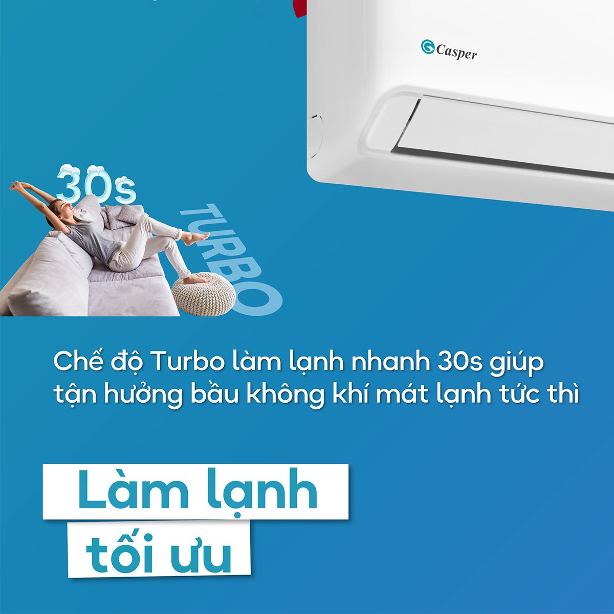 Tiết kiệm chi phí mua sắm với điều hòa Casper giá rẻ SC-09FS36 chỉ 4.190.000đ