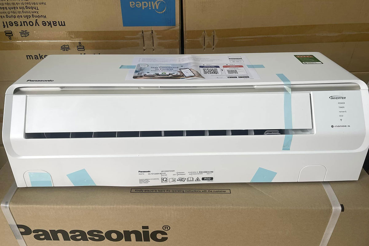 Có gì trên điều hòa Panasonic 2 chiều 12000btu inverter CU/CS-YZ12AKH-8?