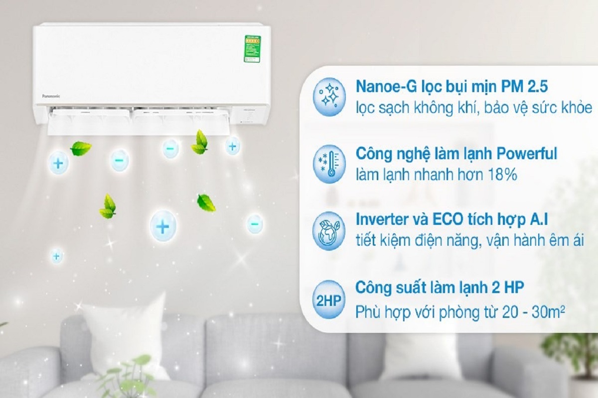 Nên mua điều hòa Panasonic 2 chiều CU/CS-YZ18AKH-8 hay không? Giá bao nhiêu?