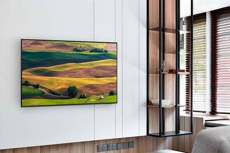 Đánh giá Smart Tivi Samsung 4K 85 inch UHD UA85AU8000KXXV chi tiết về thiết kế, công nghệ