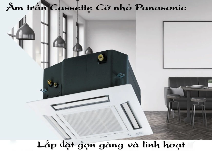 So sánh điều hòa âm trần 36000btu cassette Daikin FCFC100DVM/RZFC100DVM và Panasonic S-36PU1H5B/U-36PN1H8