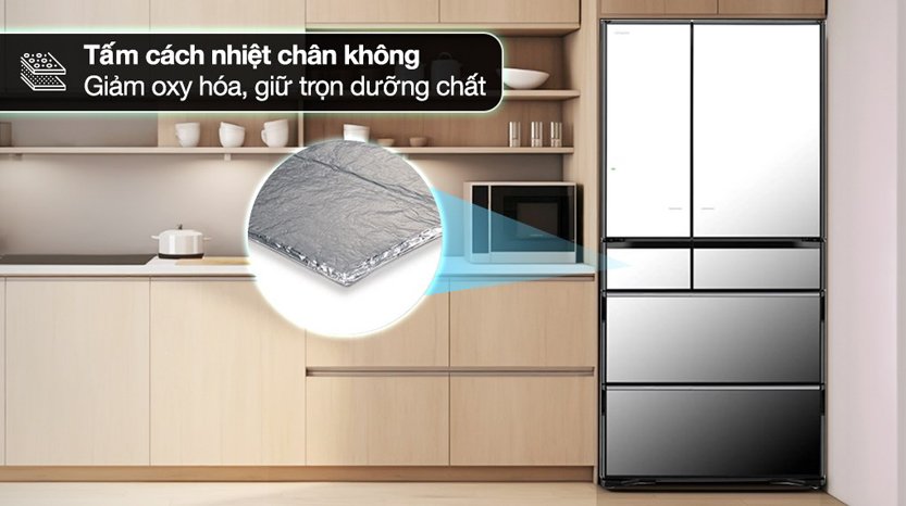 Những lợi ích tuyệt vời mà tủ lạnh Hitachi 6 cánh R-HW620RV(X) mang tới