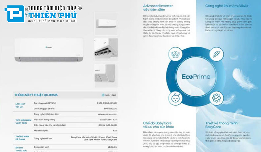 So sánh về hai dòng điều hòa Casper 2024 EcoCity Gen 2 và Eco Prime