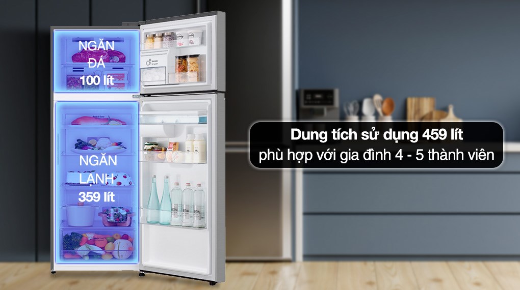 Những điều tuyệt vời mà tủ lạnh LG LTB46BLG 2 cánh mang đến 
