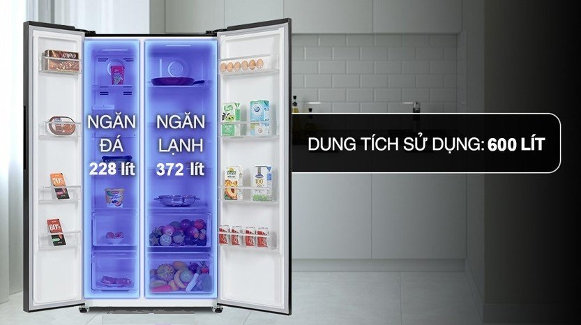 Khám phá những điểm nổi bật có ở tủ lạnh Sharp 2 cánh SJ-SBXP600V-BK