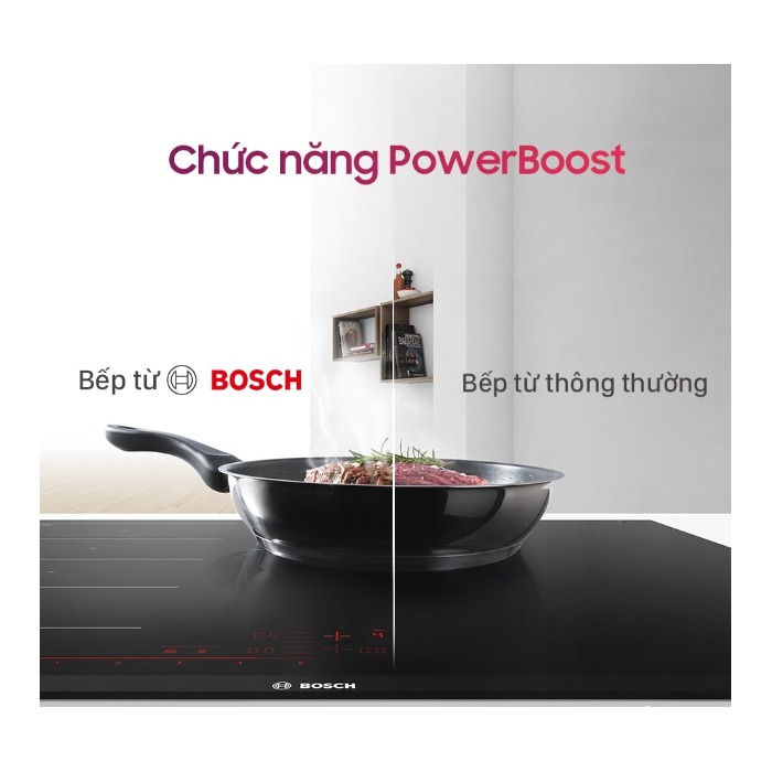 Đẩy nhanh thời gian nấu với tính năng Booster