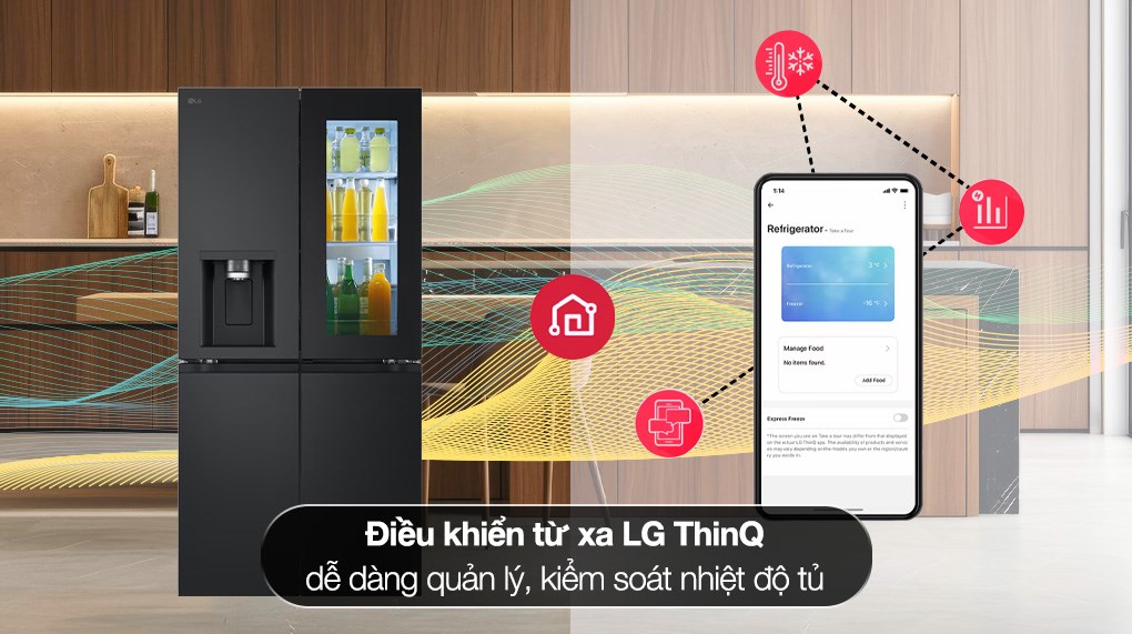 Những điều mà ít ai biết về chiếc tủ lạnh LG 4 cánh LFI50BLMAI